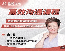 白瑞高效沟通在线视频课 沟通谈判高手-51自学联盟
