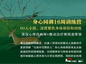 周凌:身心同调16周训练营整合中医-51自学联盟
