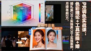 PR调色实战课：色彩理论+工具实操+婚礼医美/30+实操案例，月接单超2万-51自学联盟