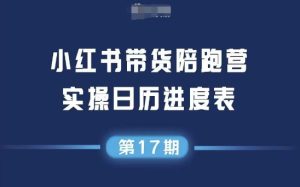 小红书带货陪跑营，不直播不投流，通过选品+笔记内容+测品+笔记铺量+矩阵运营打爆款-51自学联盟