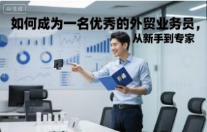 如何成为一名优秀的外贸业务员，从新手到专家-51自学联盟