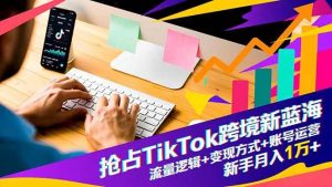 抢占TikTok跨境新蓝海：流量逻辑+变现方式+账号运营，新手月入1万+-51自学联盟