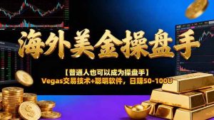 海外美金操盘手技术【普通人也可以成为操盘手】Vegas交易技术+聪明软件，日赚50-100U-51自学联盟