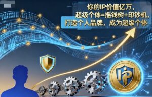 你的IP价值亿万超级个体=摇钱树+印钞机，打造个人品牌，成为超级个体-51自学联盟