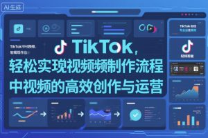 TikTok中视频制做流程，轻松实现Tk中视频的高效创作与运营-51自学联盟