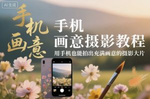 手机画意摄影教程,用手机也能拍出充满画意的摄影大片-51自学联盟