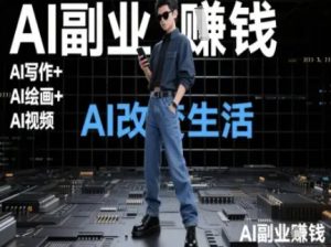 AI改变生活（Ai写作+AI绘画+Ai视频），AI副业挣钱-51自学联盟