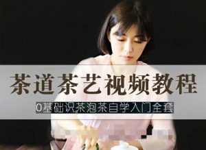 茶艺茶道视频教程 零基础识茶泡茶自学入门全套-51自学联盟