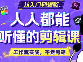 百万剪辑狮人人都能听懂的剪辑思维课百度网盘下载