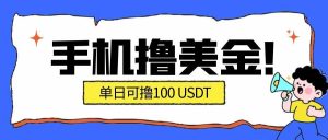 最新手机撸美金项目，单日产值·100U+，将会是2026年最新的风口项目  目前在搞的人比较少-51自学联盟