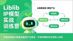 Liblib IP模型实战训练营，零基础掌握从数据准备到产出稳定、可商用模型的全部核心技能-51自学联盟