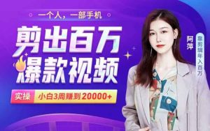 小白易上手的手机剪辑赚钱课，抓住短视频风口-51自学联盟