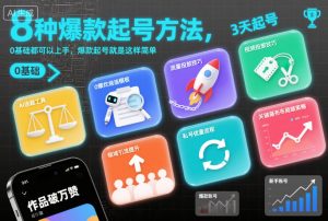 8种爆款起号方法,0基础都可以上手,爆款起号就是这样简单-51自学联盟
