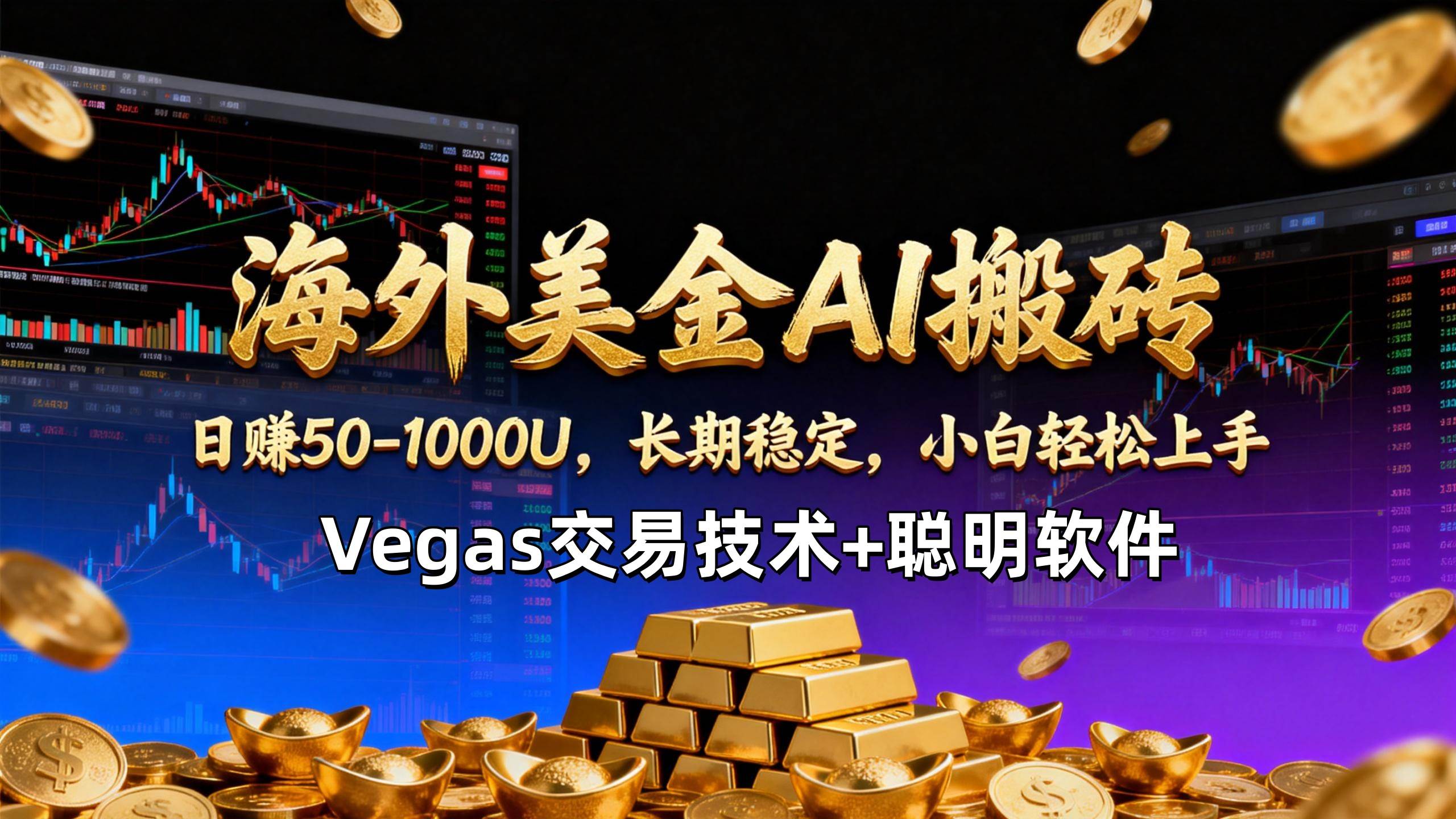 图片[1]-【海外美金AI搬砖】Vegas交易技术+聪明软件，日赚50-1<span class=