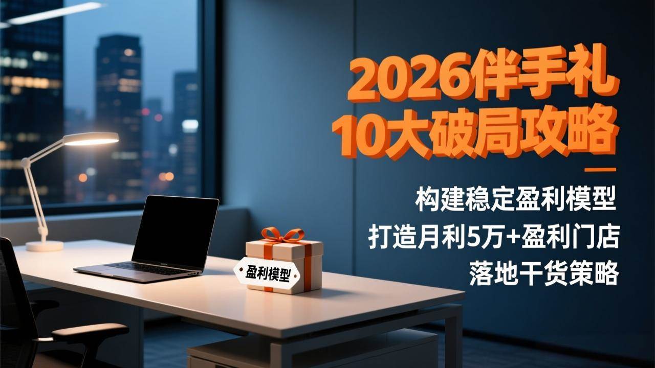 2026伴手礼10大破局攻略：构建稳定盈利模型，打造月利5万+盈利门店，落地干货策略百度网盘下载