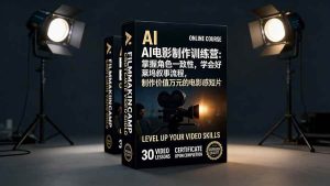 AI电影制作训练营：掌握角色一致性，学会好莱坞叙事流程，制作价值万元的电影感短片-51自学联盟