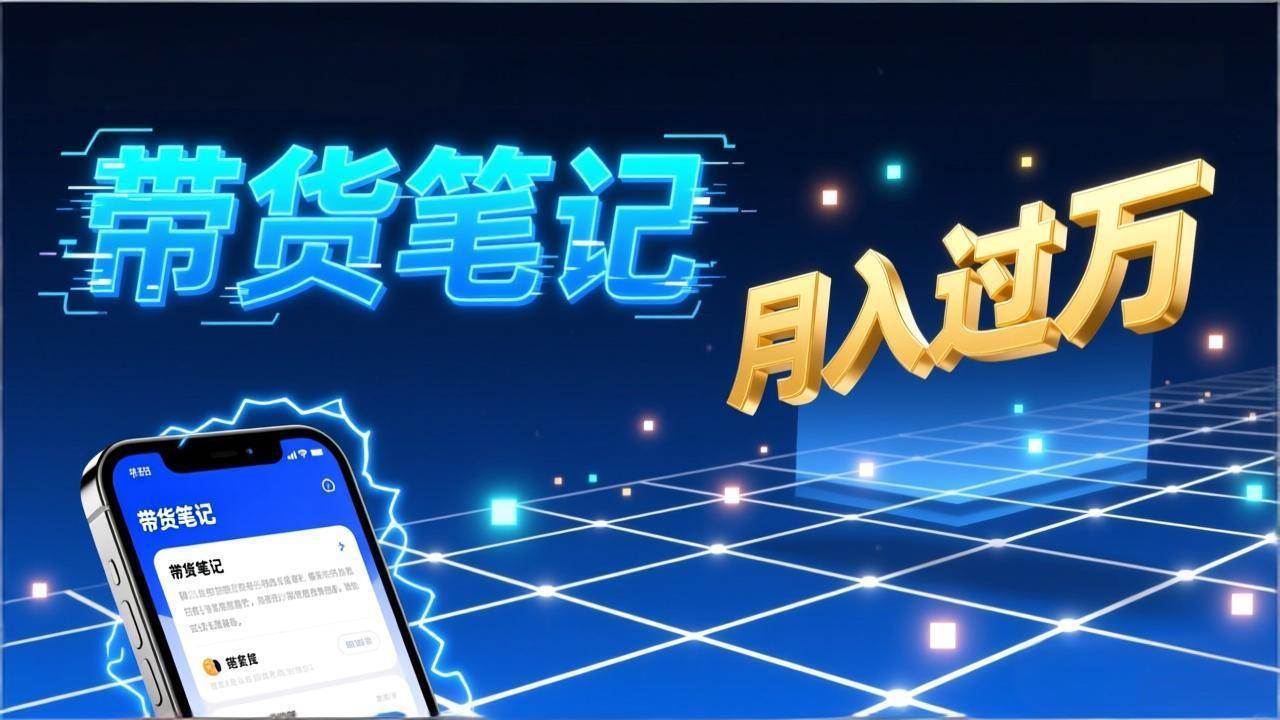 小红书爆款笔记带货实战：拆解封面标题正文全要素，手把手教你单篇笔记带货月入过万百度网盘下载