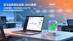 亚马逊跨境实战课-2026更新：从思维框架、安全选品到Listing广告，步步为营构建长期盈利能力-51自学联盟