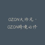 OZON大师兄·OZON跨境必修课(更新5月)-51自学联盟