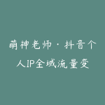 萌神老师·抖音个人IP全域流量变现进阶课(更新5月)-51自学联盟