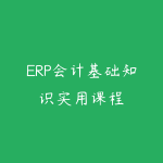ERP会计基础知识实用课程-51自学联盟