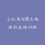 小红书AI图文矩阵引流特训班-51自学联盟
