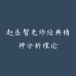 赵丞智老师经典精神分析理论-51自学联盟