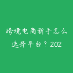 跨境电商新手怎么选择平台？2026年Shopee和亚马逊优劣对比-51自学联盟