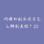 网赚和副业项目怎么辨别真假?2026年防割韭菜的选项目方法论-51自学联盟