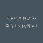 AI+实体通过知识库+人机协同+极简SOP实现业务翻倍增长，实体AI化0-1起盘路径拆解-51自学联盟