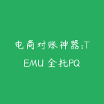电商对账神器:TEMU 全托PQ+PP 一键刷新实战课-51自学联盟
