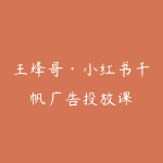 王烽哥·小红书千帆广告投放课-51自学联盟