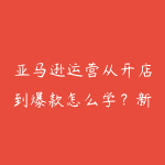 亚马逊运营从开店到爆款怎么学？新人0-1的实操地图-51自学联盟